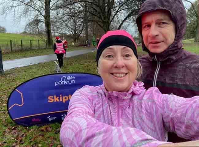 alex and amanda Parkrun
